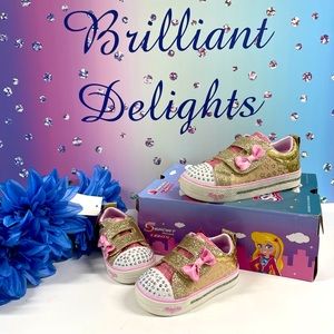 🎀LAST PAIR! Skechers crystal stars light up sneakers